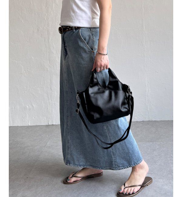 Lbc with Life「フェイクレザークリテミニトートショルダーバッグ」|その他|