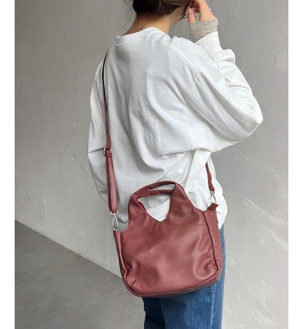 Lbc with Life「フェイクレザークリテミニトートショルダーバッグ」|その他|