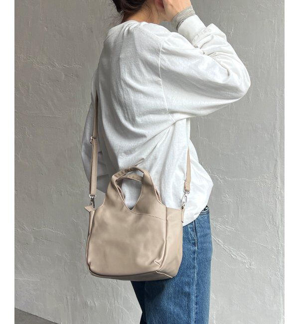 Lbc with Life「フェイクレザークリテミニトートショルダーバッグ」|その他|