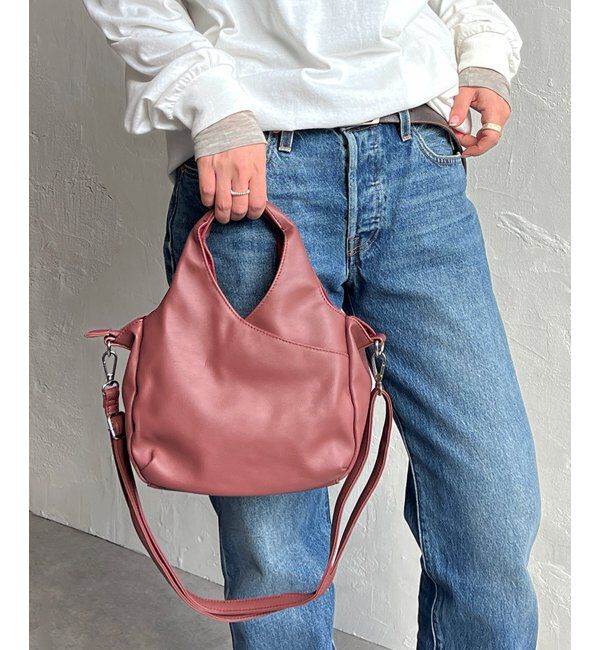 Lbc with Life「フェイクレザークリテミニトートショルダーバッグ」|その他|