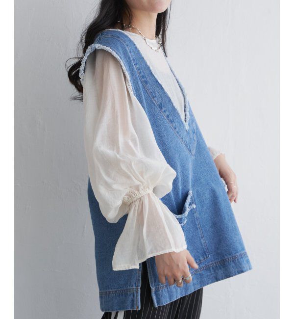 VENCE share style「袖フレアブラウス」|シャツ・ブラウス|