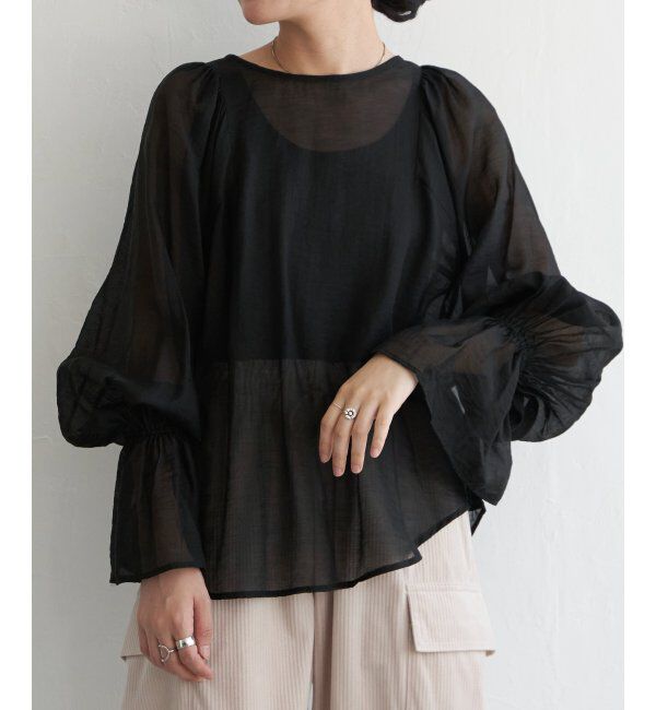 VENCE share style「袖フレアブラウス」|シャツ・ブラウス|