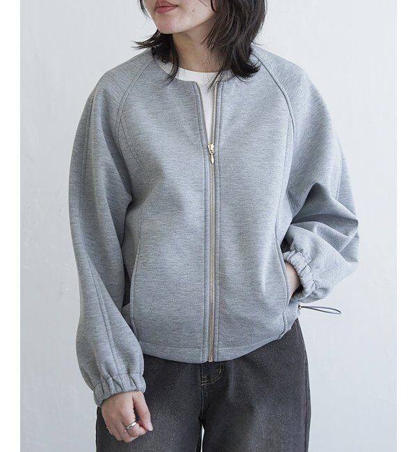 VENCE share style「ダンボールポンチノーカラージャケット」|その他|