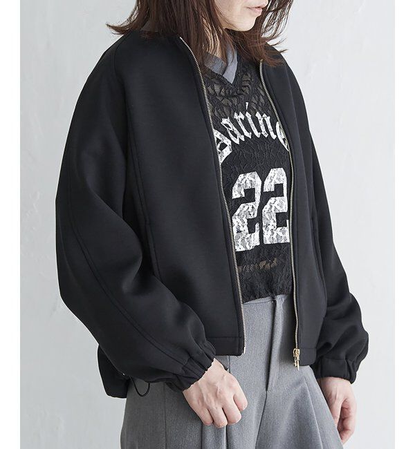 VENCE share style「ダンボールポンチノーカラージャケット」|その他|