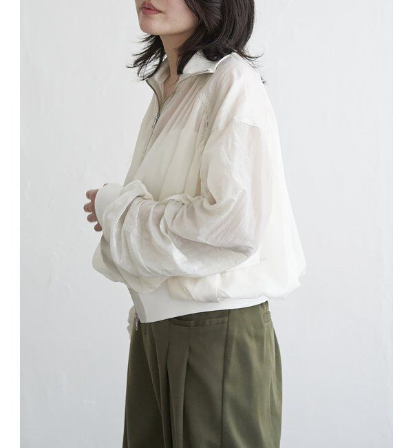 VENCE share style「シアータフタシャーリングブルゾン」|ブルゾン・スタジャン|