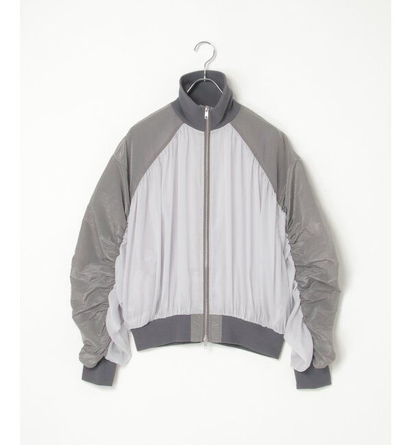 VENCE share style「シアータフタシャーリングブルゾン」|ブルゾン・スタジャン|