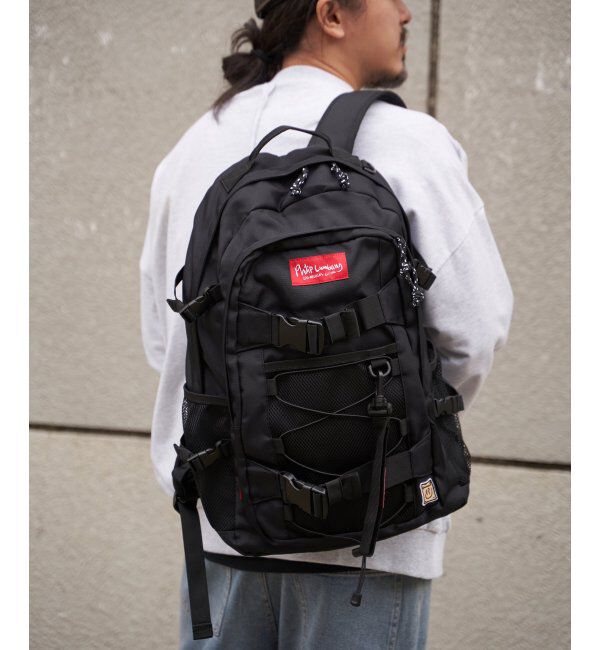 VENCE share style「Philip Lumbang／フィリップ・ランバン BOXロゴバンジーコードバックパック」|その他|レッド