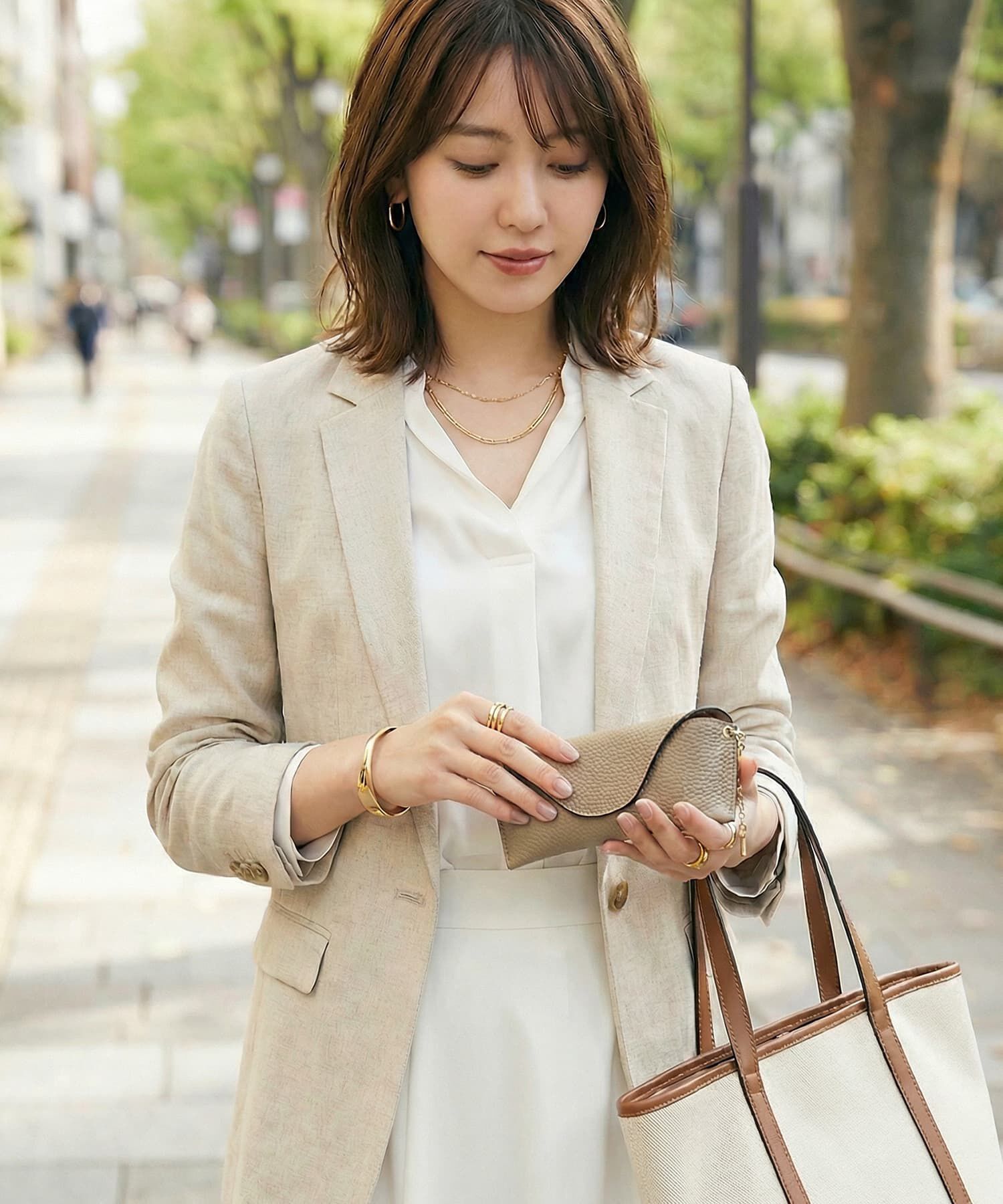 STYLE DELI「【DELI by】エンベロープフラップレザーサングラスケース」|サングラス|