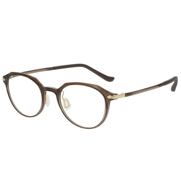  「ボストン型 めがね｜軽くて壊れにくい Zoff SMART -My color-」|メガネ|ブラウン系その他1