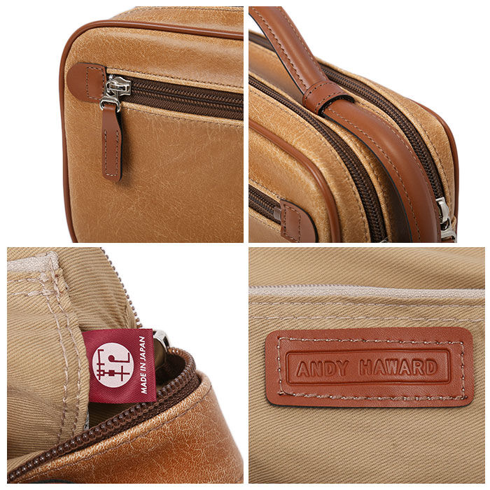 BACKYARD FAMILY「セカンドバッグ メンズ  通販 ダブルファスナー かっこいい 小さめ  クラッチバッグ 40代」|その他|