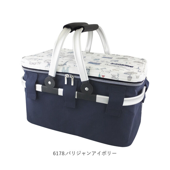 BACKYARD FAMILY「保冷バスケット おしゃれ 通販 保冷バッグ 大容量 丈夫 クーラーバスケット お弁当」|エコバッグ|