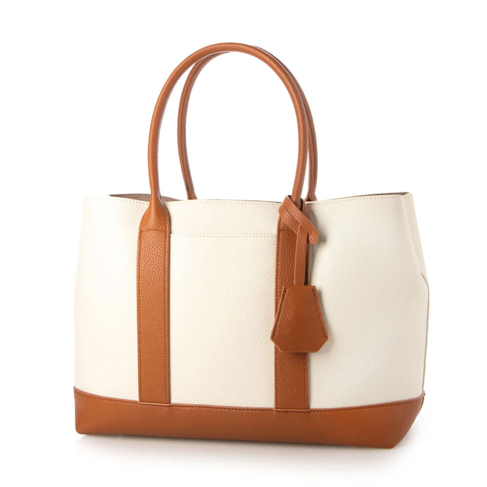 BACKYARD FAMILY「カシュカシュ トートバッグ 通販 cache cache 79281 トートバック トート バッグ」|トートバッグ|ホワイト1