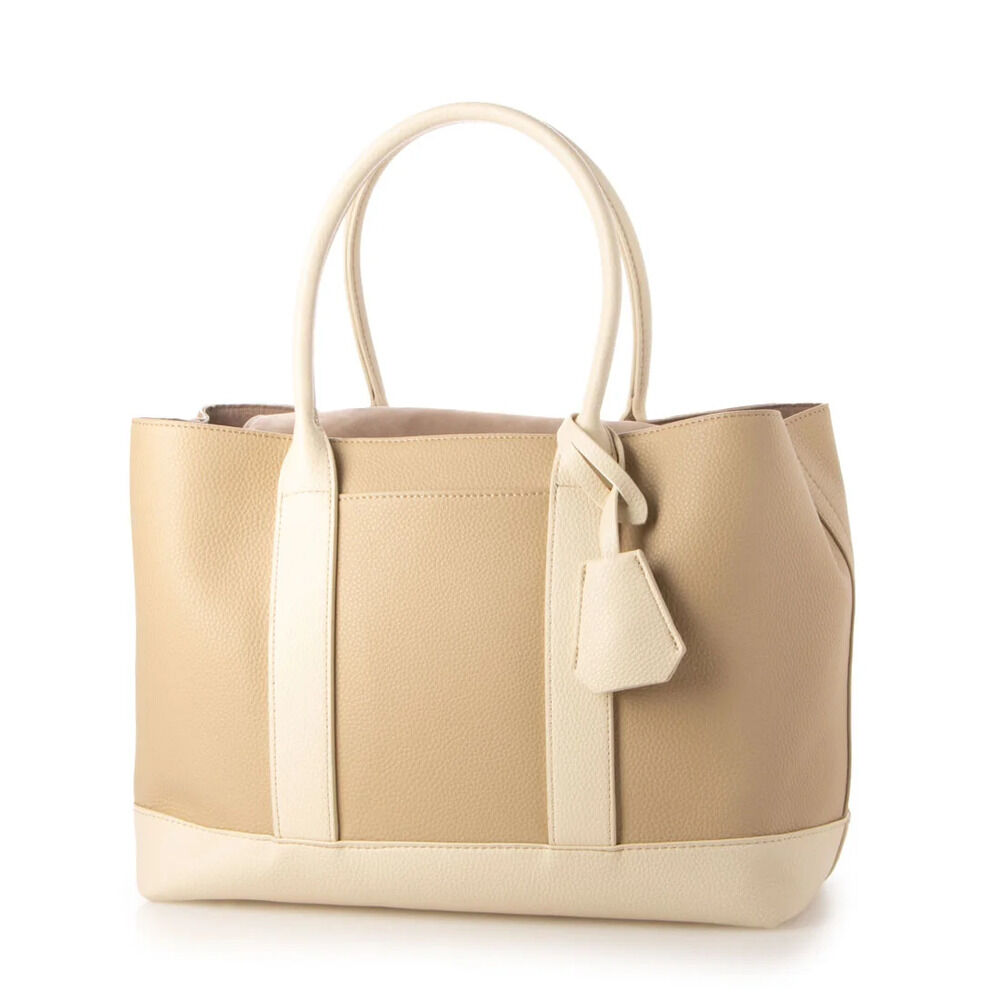 BACKYARD FAMILY「カシュカシュ トートバッグ 通販 cache cache 79281 トートバック トート バッグ」|トートバッグ|ベージュ1