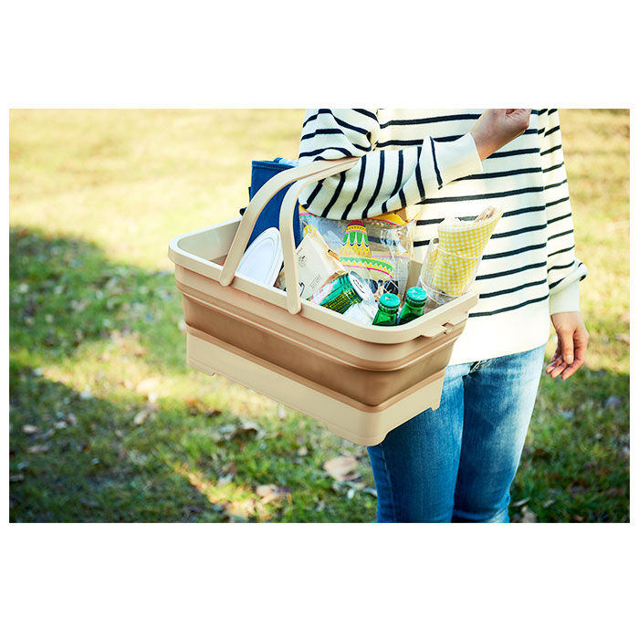 BACKYARD FAMILY「ミラーゴ Milargo バスケット 収納 通販 テーブル 折りたたみ 折り畳み」|エコバッグ|