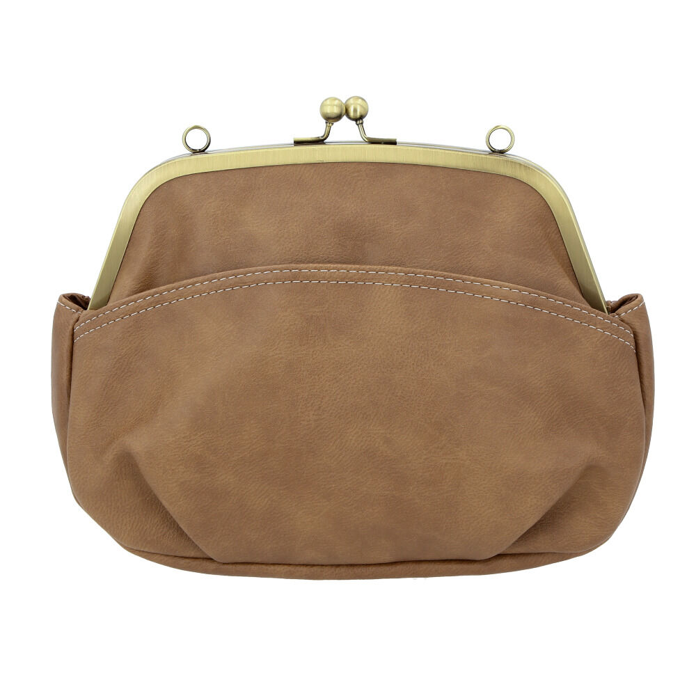 BACKYARD FAMILY「リズデイズ LIZDAYS がま口バッグ レトロ 通販 2way ショルダーバッグ レディース」|ショルダー・メッセンジャー|ベージュ2