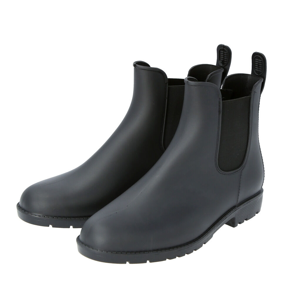 BACKYARD FAMILY「レインブーツ レディース ショート 通販 レインシューズ おしゃれ かわいい 通勤 通学」|その他|ブラック1