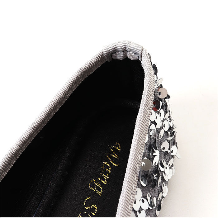 BACKYARD FAMILY「バレエシューズ レディース スパンコール 通販 フラットシューズ 歩きやすい 靴 シューズ」|パンプス|