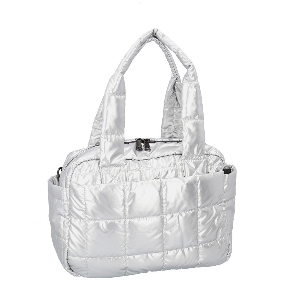 BACKYARD FAMILY「キルティング トートバッグ a4 通販 レディース 大容量 ショルダーバッグ 肩掛け」|トートバッグ|シルバー1