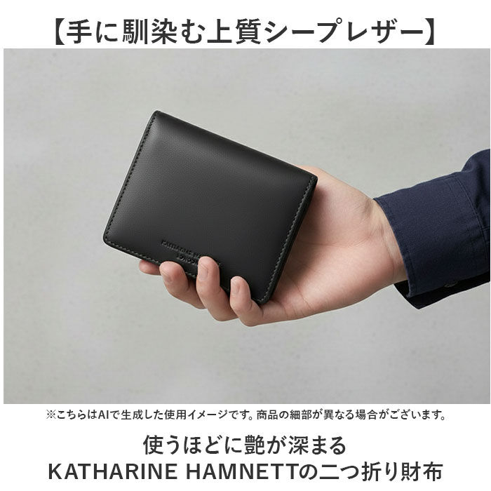 BACKYARD FAMILY「katharine hamnett london 財布 490-52303 通販 二つ折り財布」|財布|