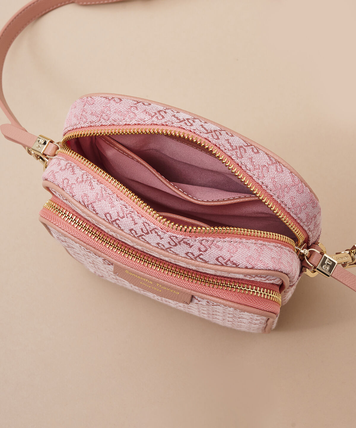 Samantha Thavasa「ST Jacquard サック デ プール」|ショルダー・メッセンジャー|