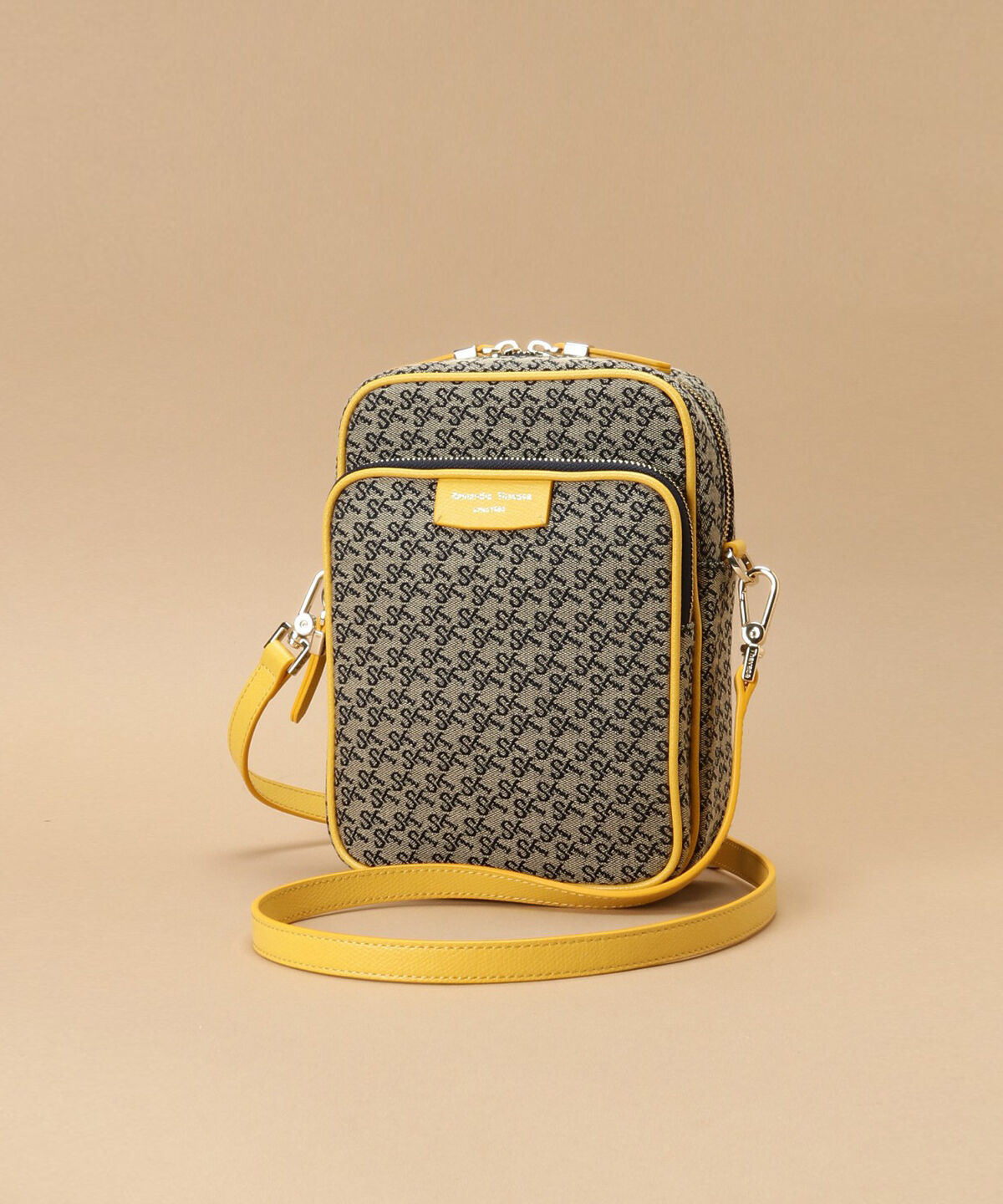 Samantha Thavasa「ST Jacquard サック デ プール」|ショルダー・メッセンジャー|イエロー