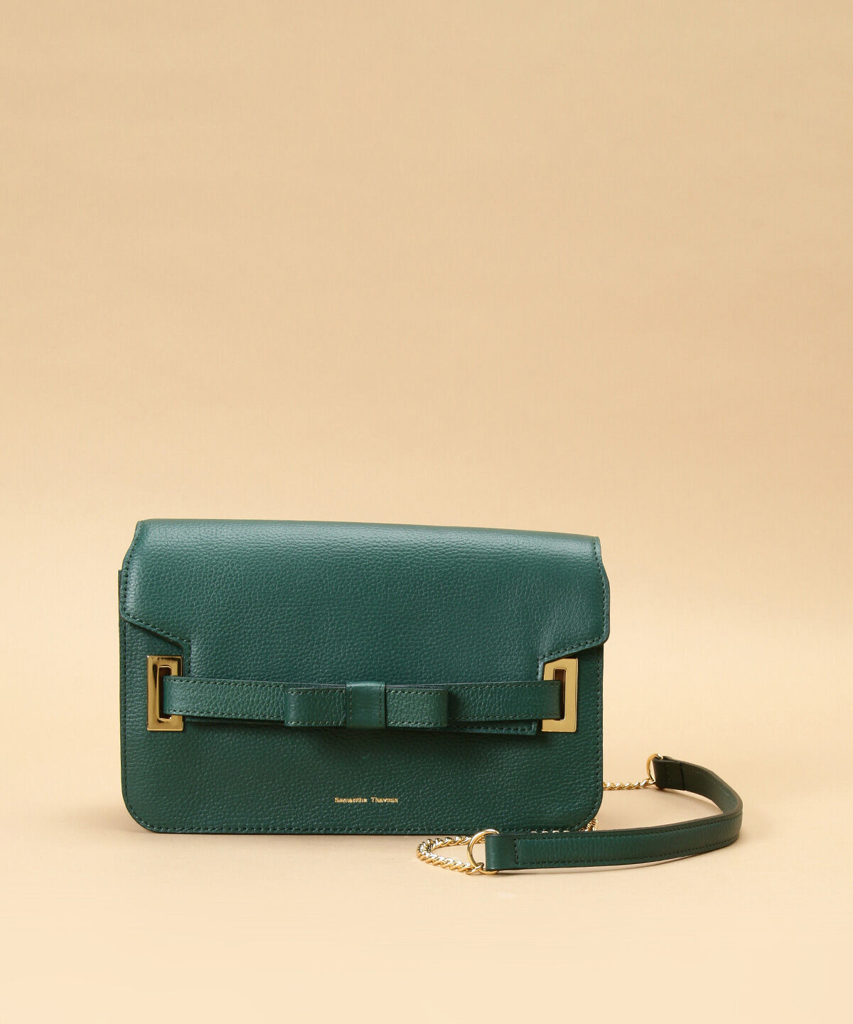 Samantha Thavasa「エムシュシュⅡ ショルダーバッグ 大サイズ」|ショルダー・メッセンジャー|グリーン
