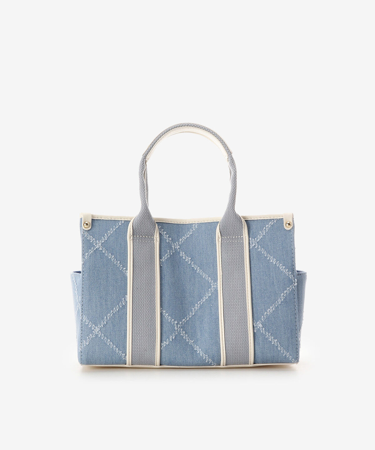 Samantha Vega「ロゴテープデニム風トート（小）」|ハンドバッグ|