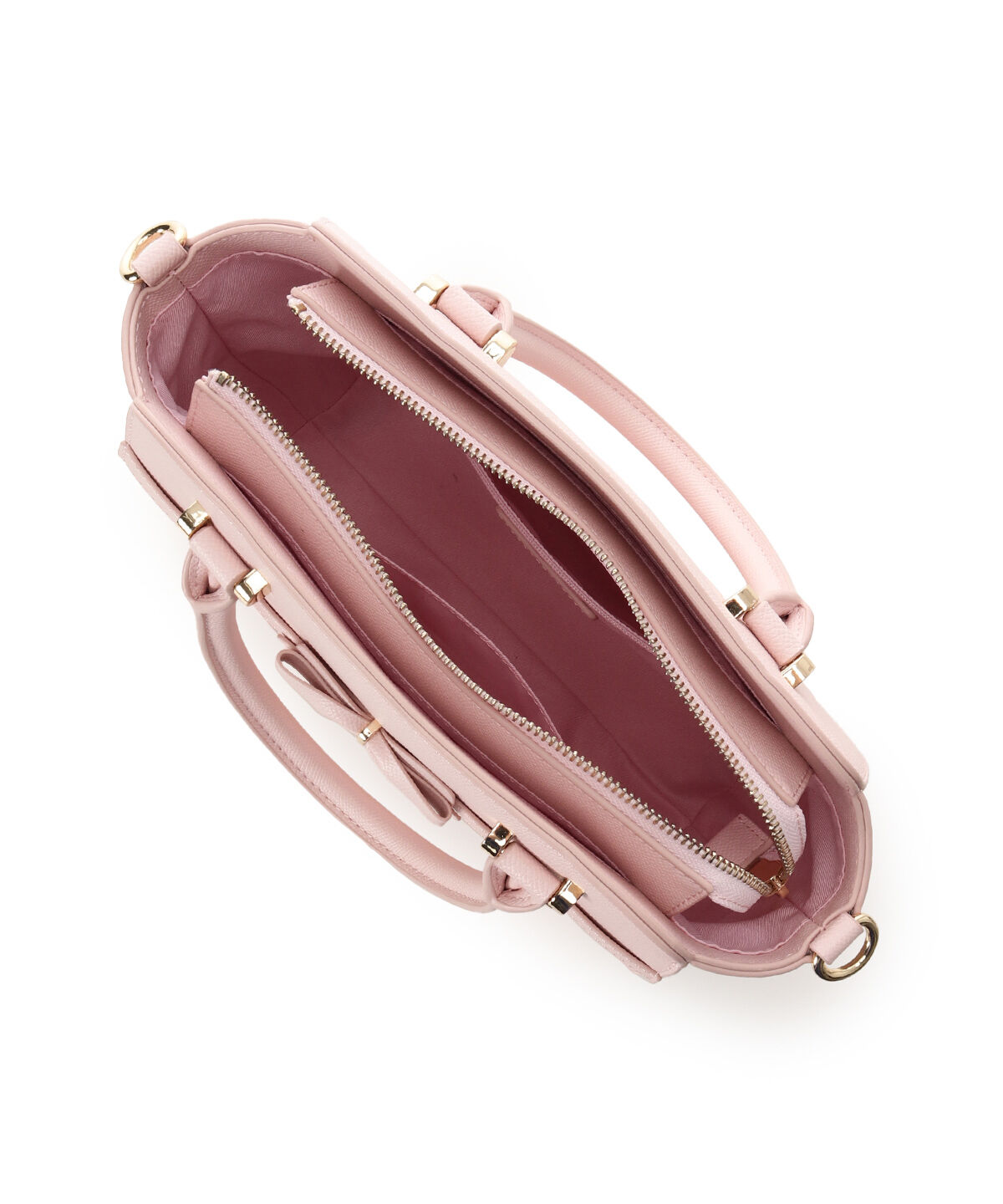 Samantha Vega「フローラルアクセントリボンハンドバッグ」|ハンドバッグ|