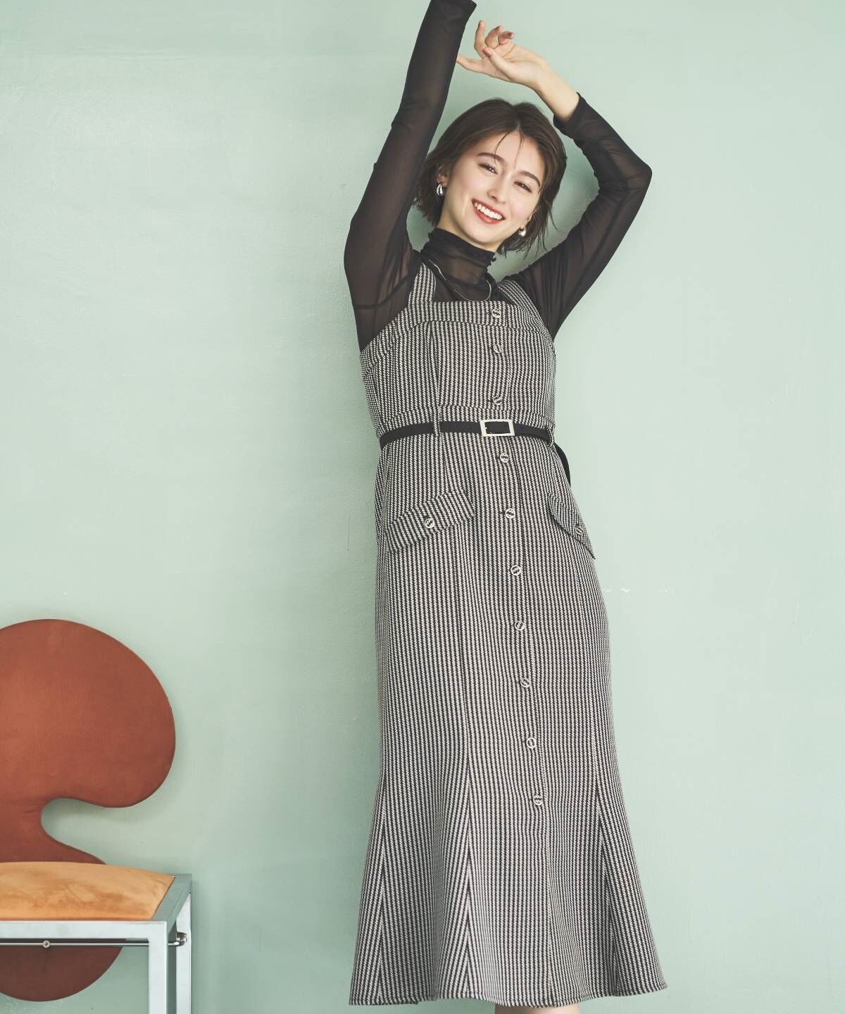 アンドクチュール「ジャガードジャンスカ」|ワンピース|