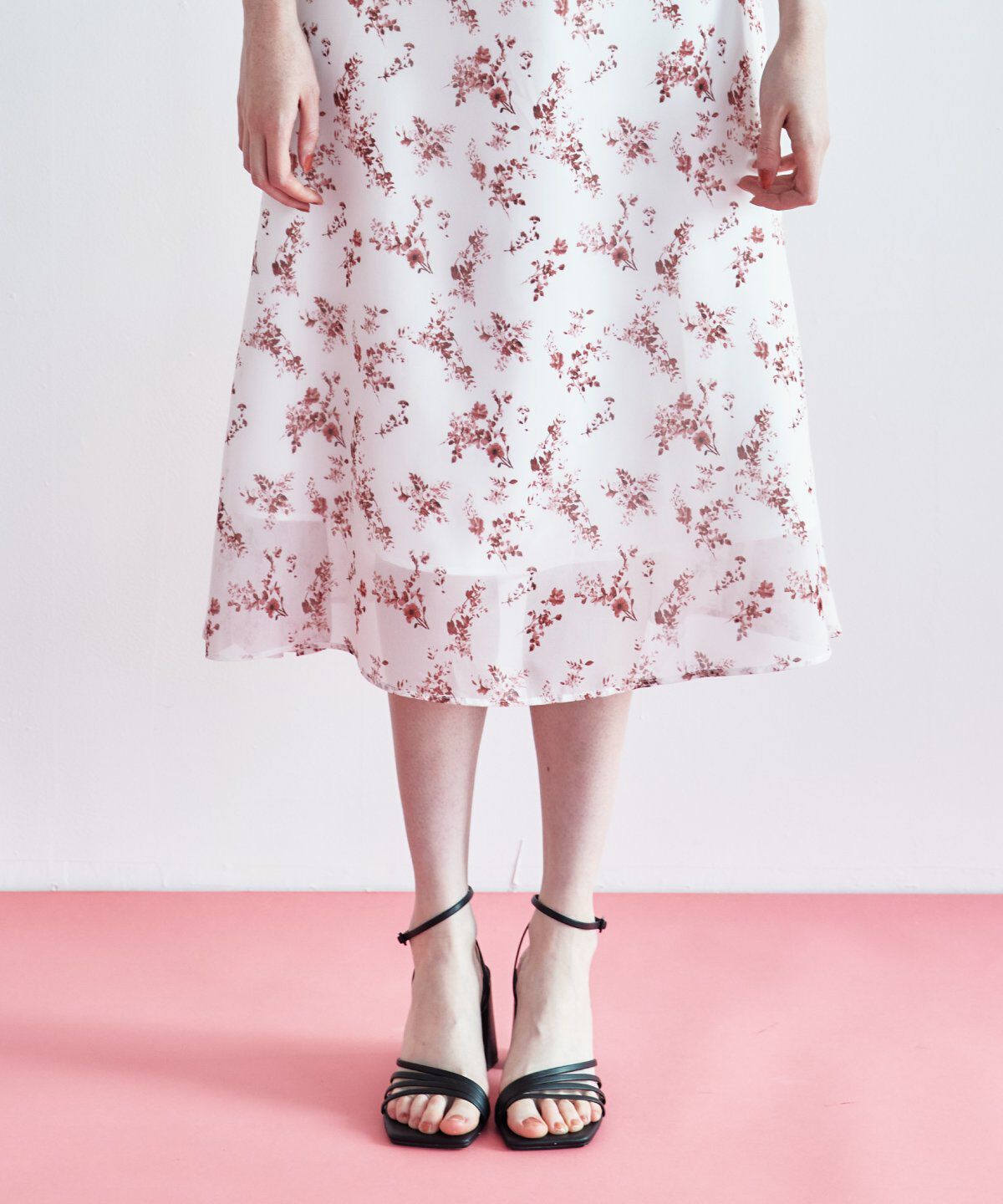 REDYAZEL「フラワープリントワンピース」|ワンピース|