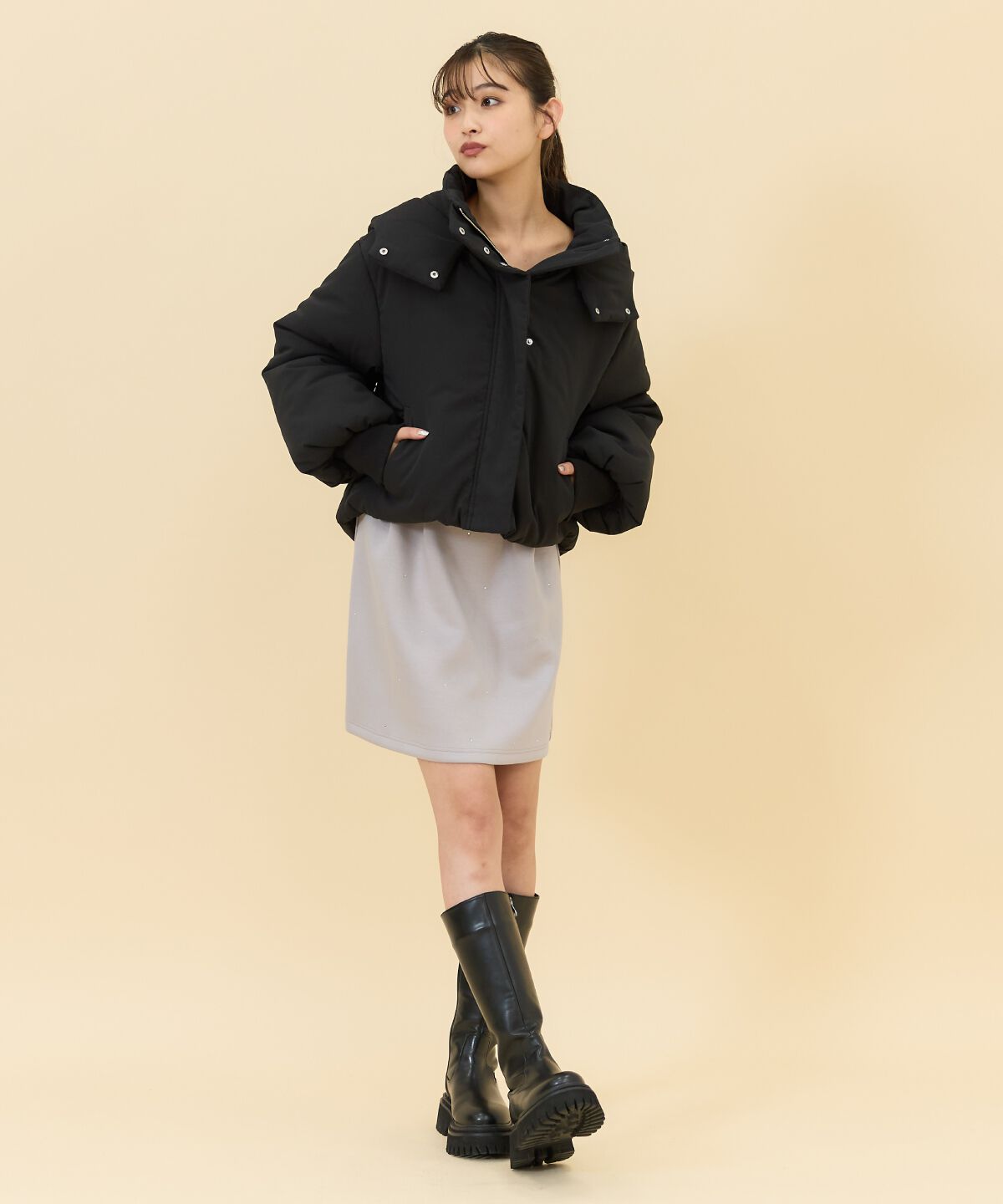 REDYAZEL「ステッチレスパファージャケット」|ダウン|