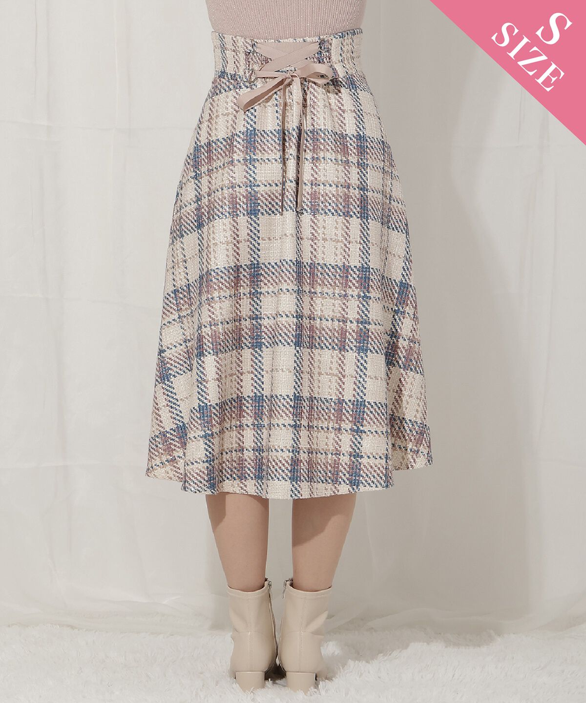 WILLSELECTION「オリジナルチェックスカート」|フレア|