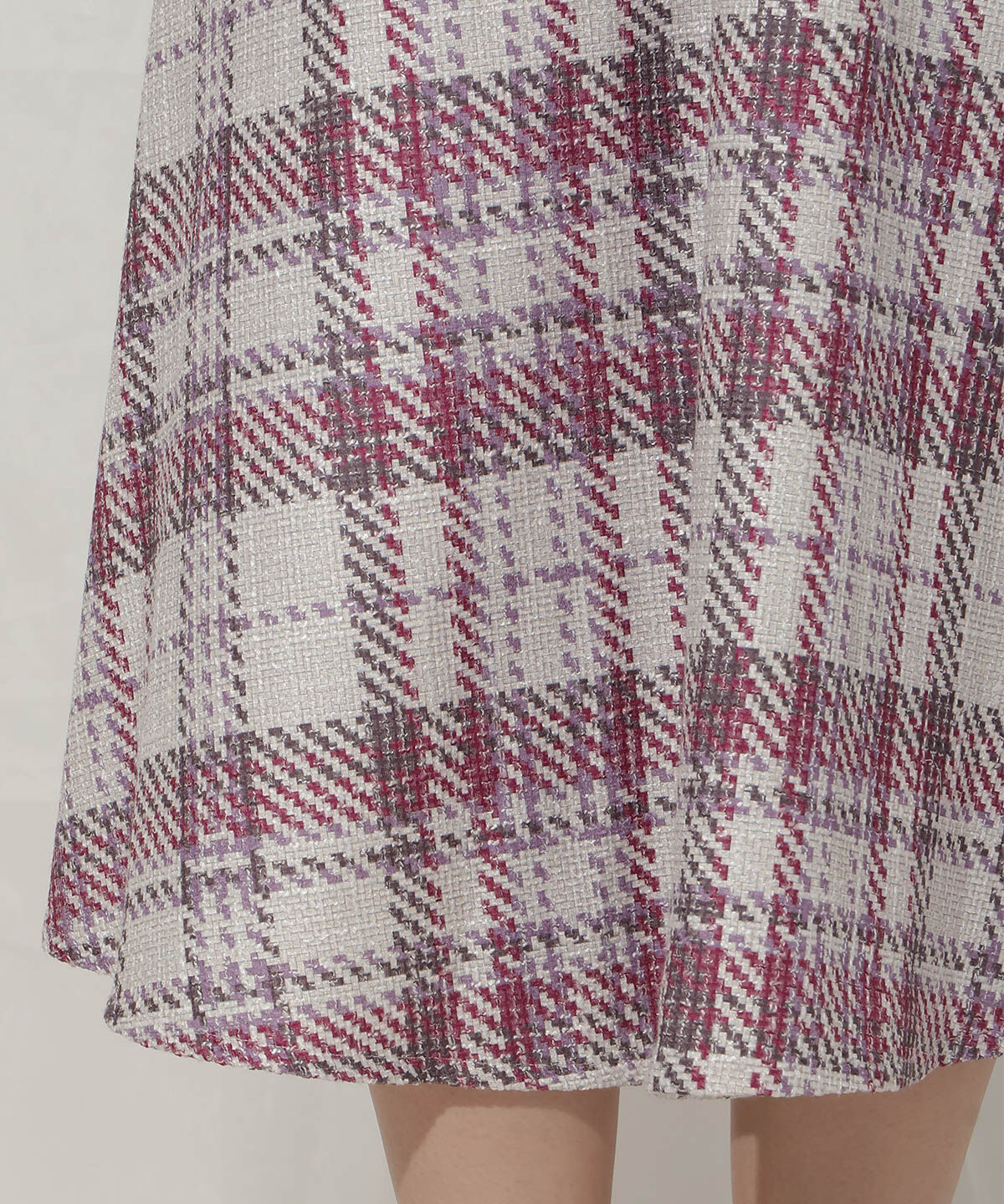 WILLSELECTION「オリジナルチェックスカート」|フレア|