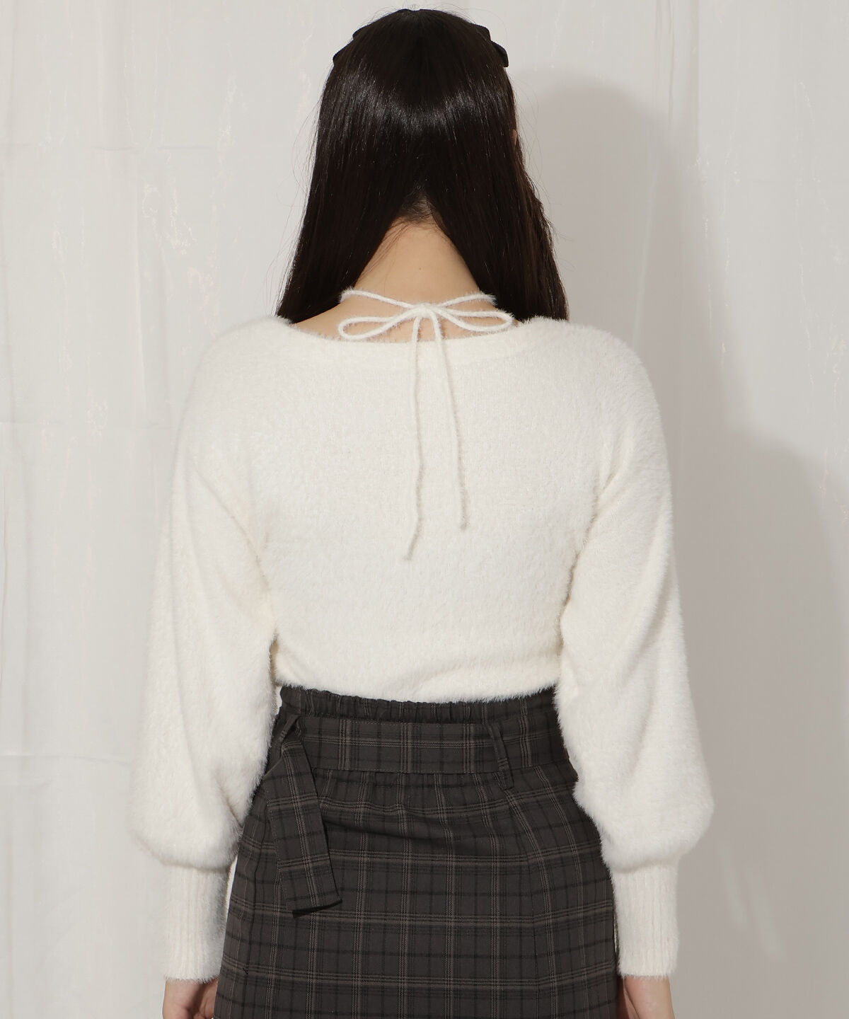 WILLSELECTION「クロスネックカシュクールフェザーニット」|ニット・セーター|