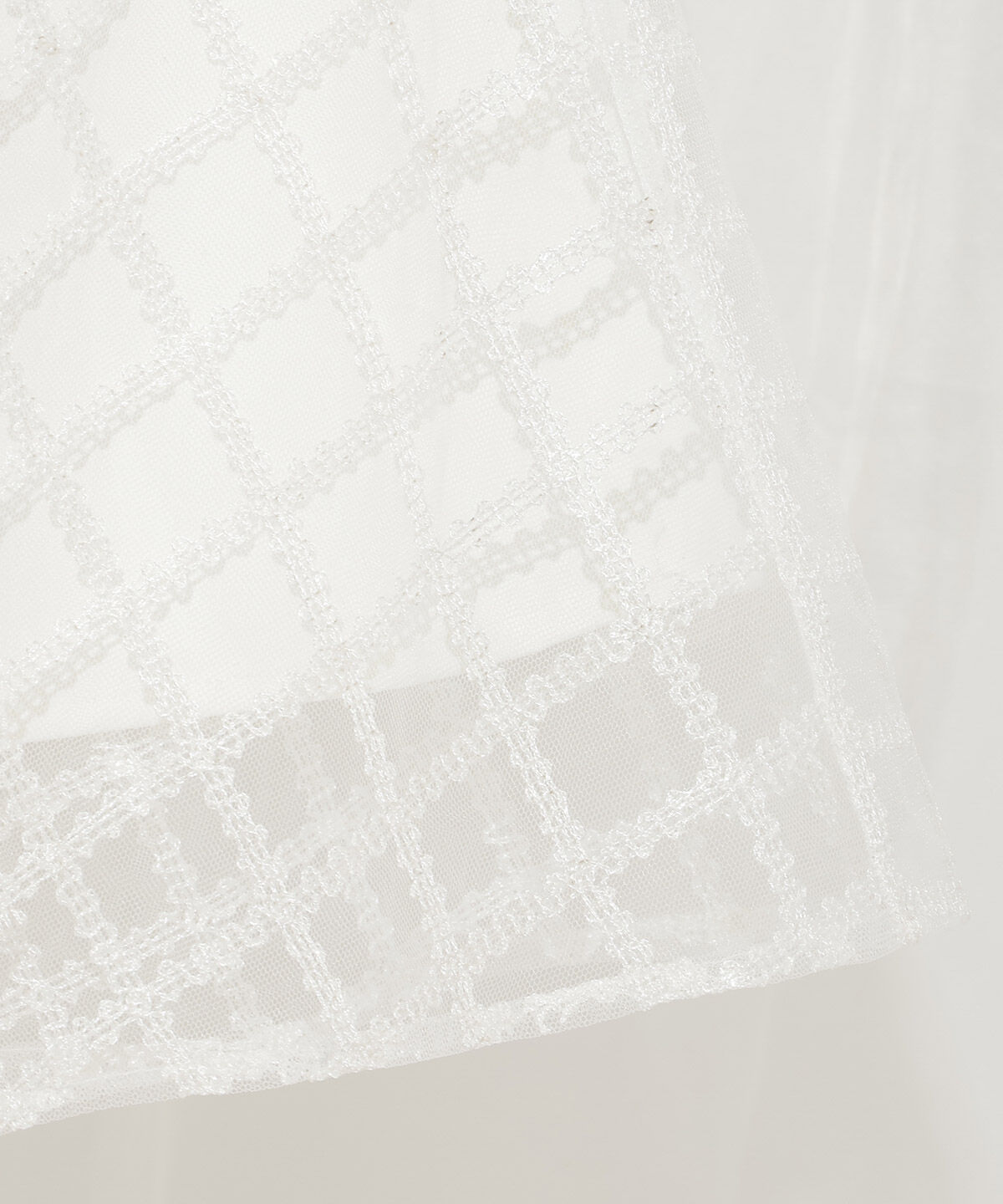 WILLSELECTION「刺繍チュールフレアスカート」|フレア|