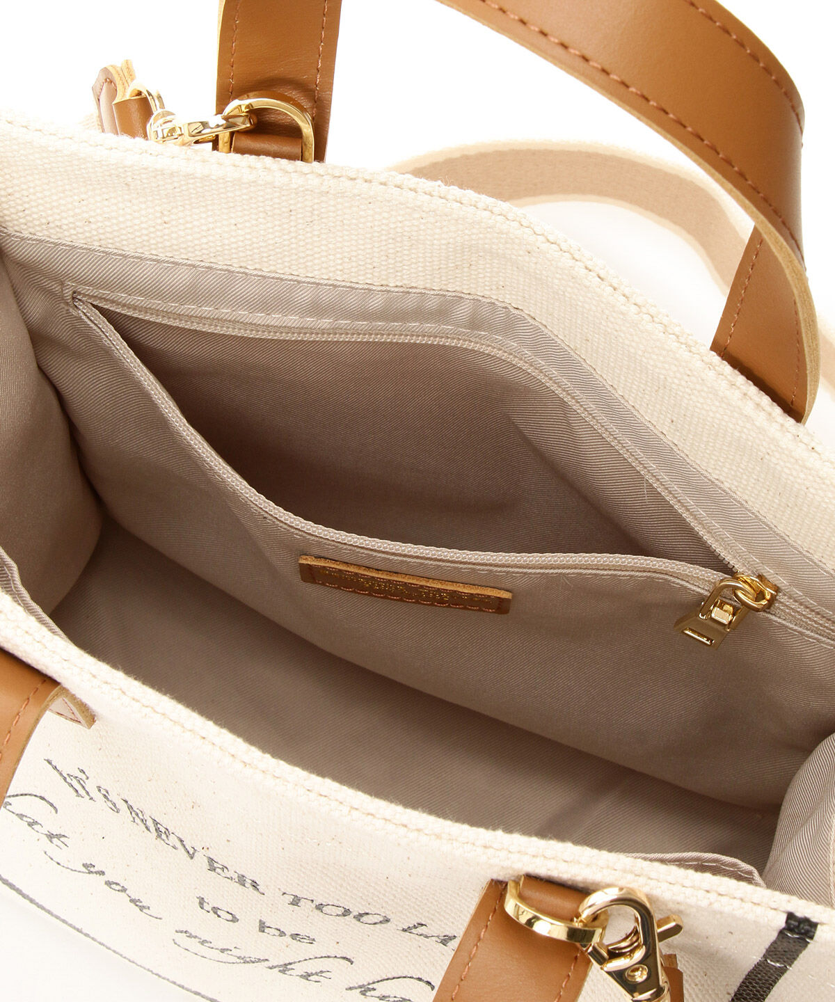 Samantha Thavasa Petit Choice「メッセージキャンバスバッグ」|トートバッグ|