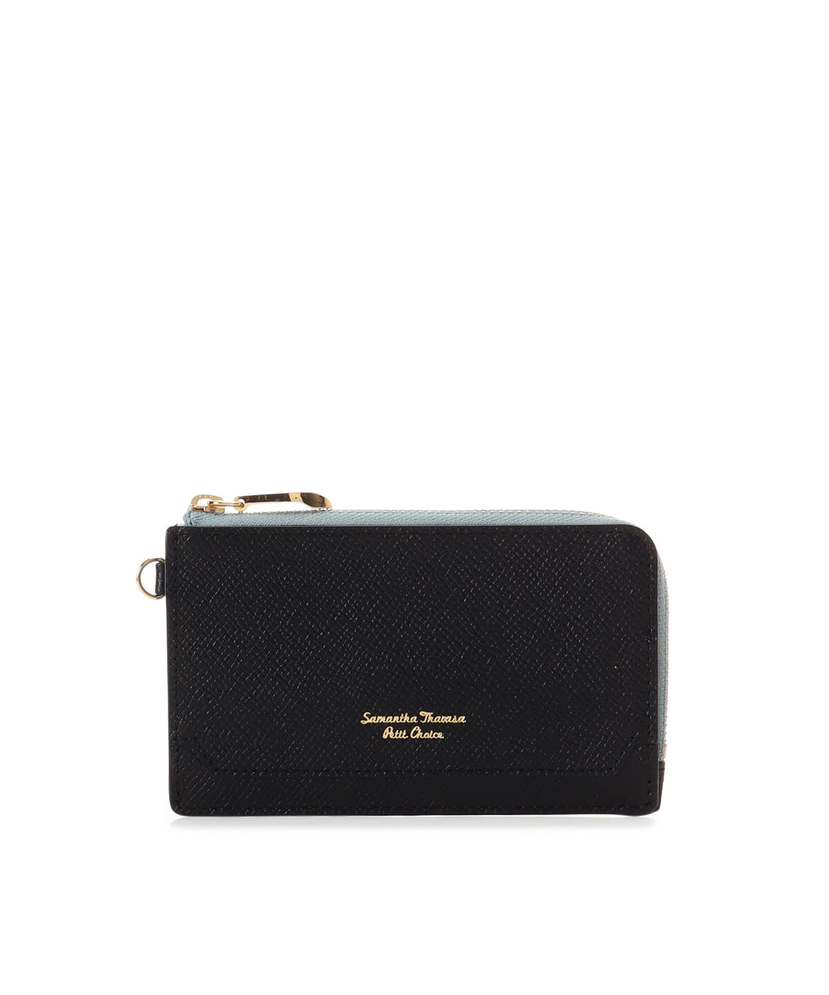 Samantha Thavasa Petit Choice「インサイドバイカラー フラグメントケース」|コインケース|ブラック
