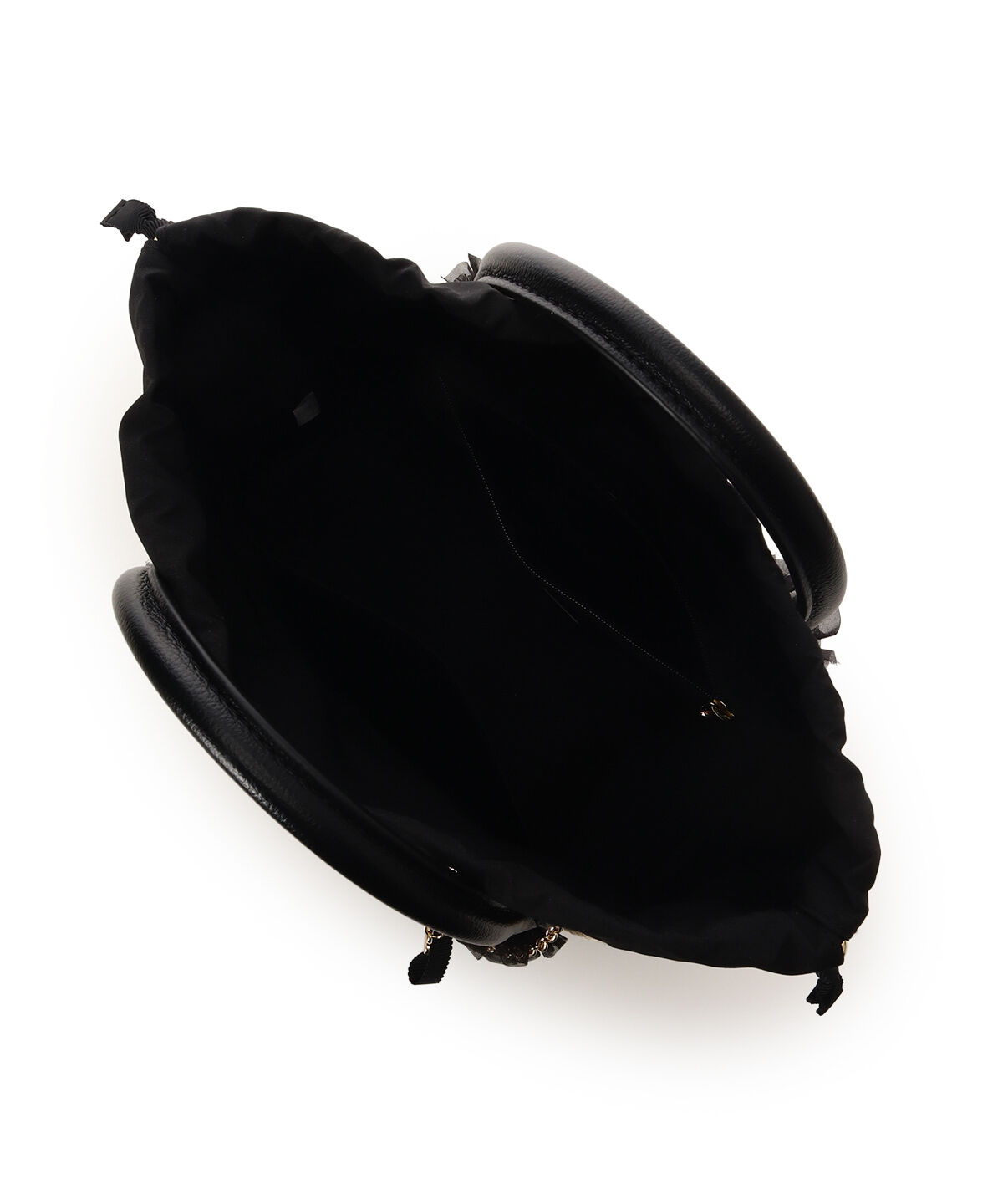 Samantha Thavasa Petit Choice「リボンチャーム付き フリルかごバッグ」|ショルダー・メッセンジャー|