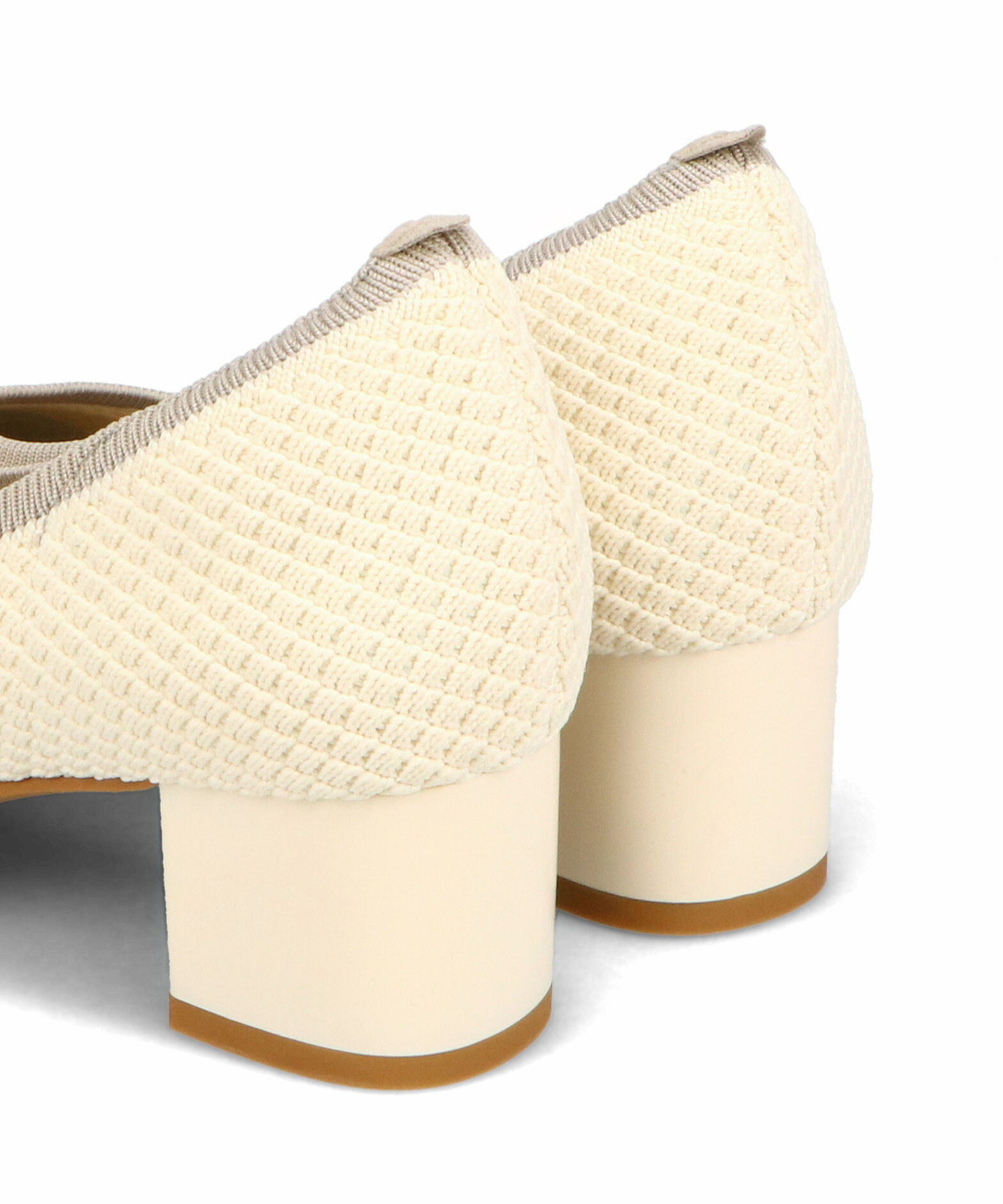 ORiental TRaffic「【跳べるパンプス/シリーズ累計１５０万足突破】ラウンドトゥ ニット ヒール/R-3219 パンプス」|パンプス|