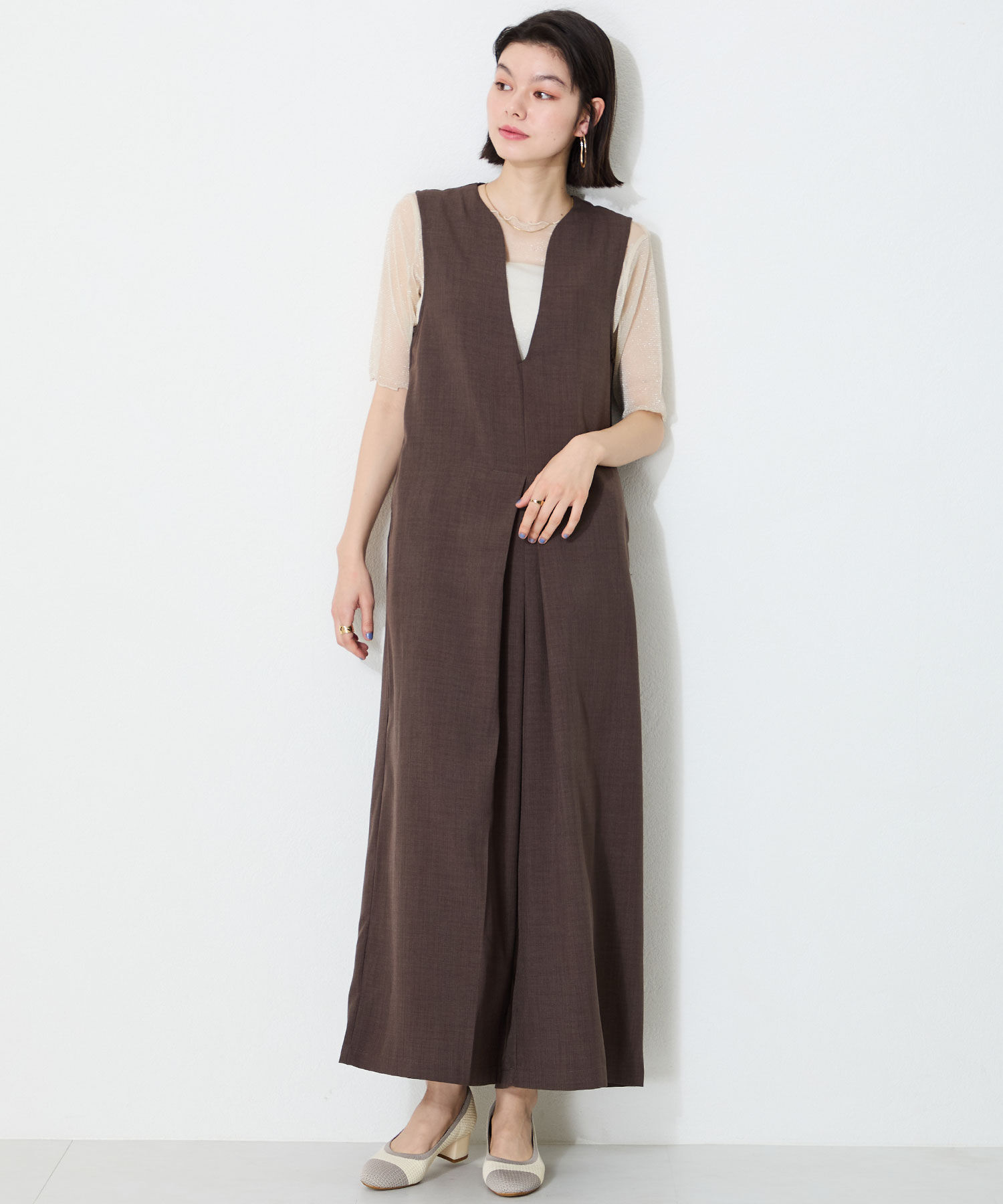 ORiental TRaffic「【跳べるパンプス/シリーズ累計１５０万足突破】ラウンドトゥ ニット ヒール/R-3219 パンプス」|パンプス|