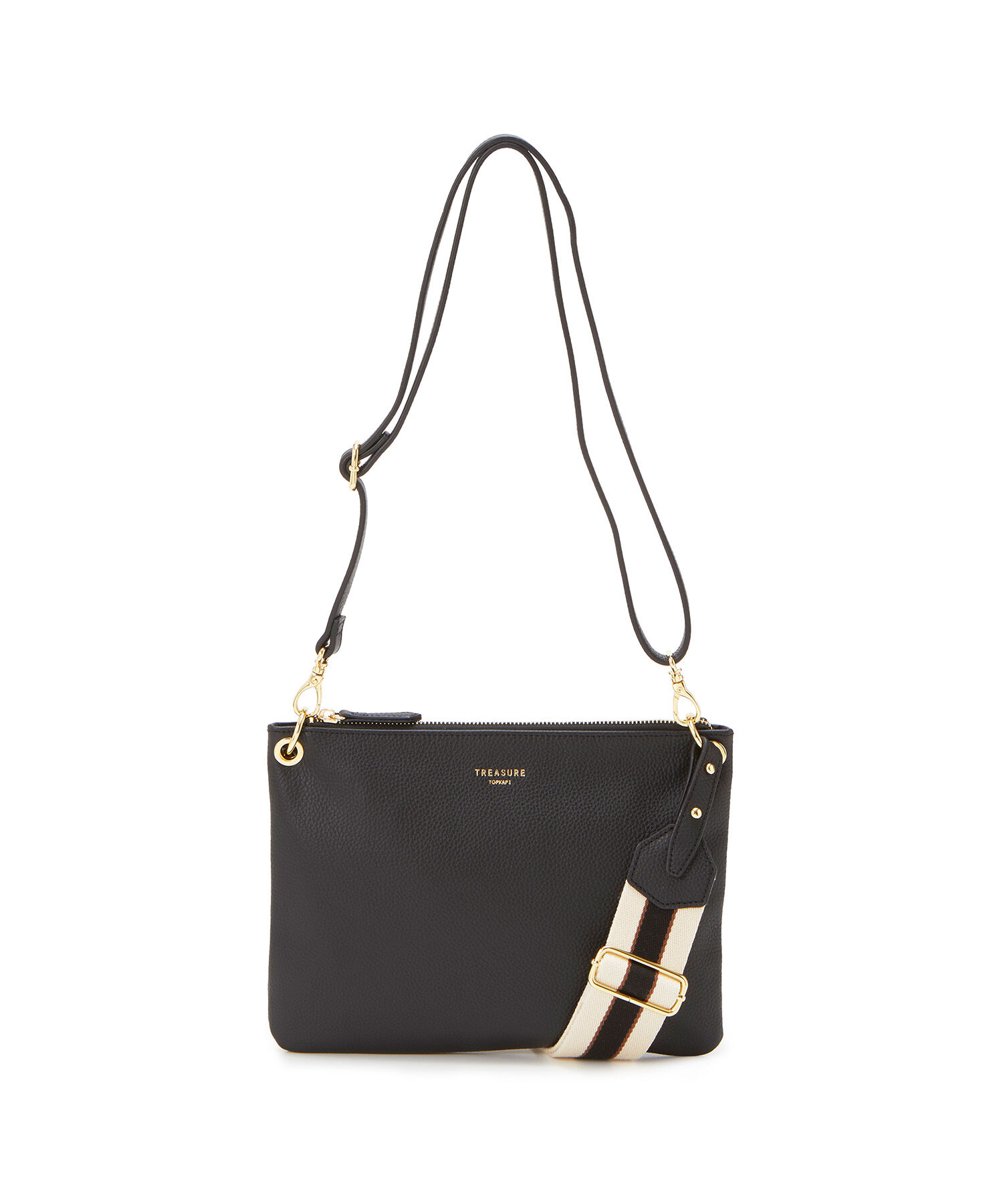 TOPKAPI TREASURE「ストライプベルト・レザー2wayショルダーバッグ」|ショルダー・メッセンジャー|