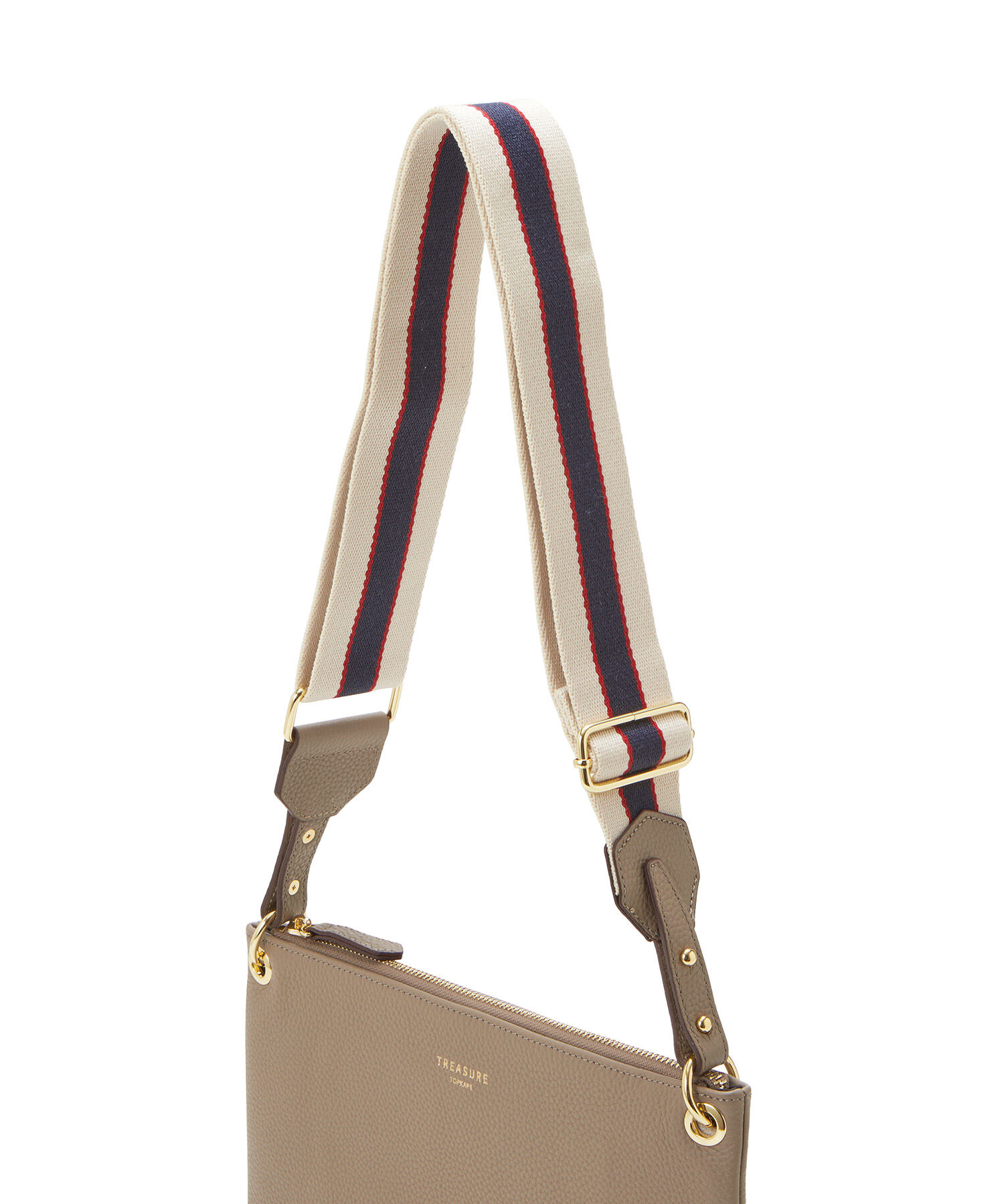 TOPKAPI TREASURE「ストライプベルト・レザー2wayショルダーバッグ」|ショルダー・メッセンジャー|