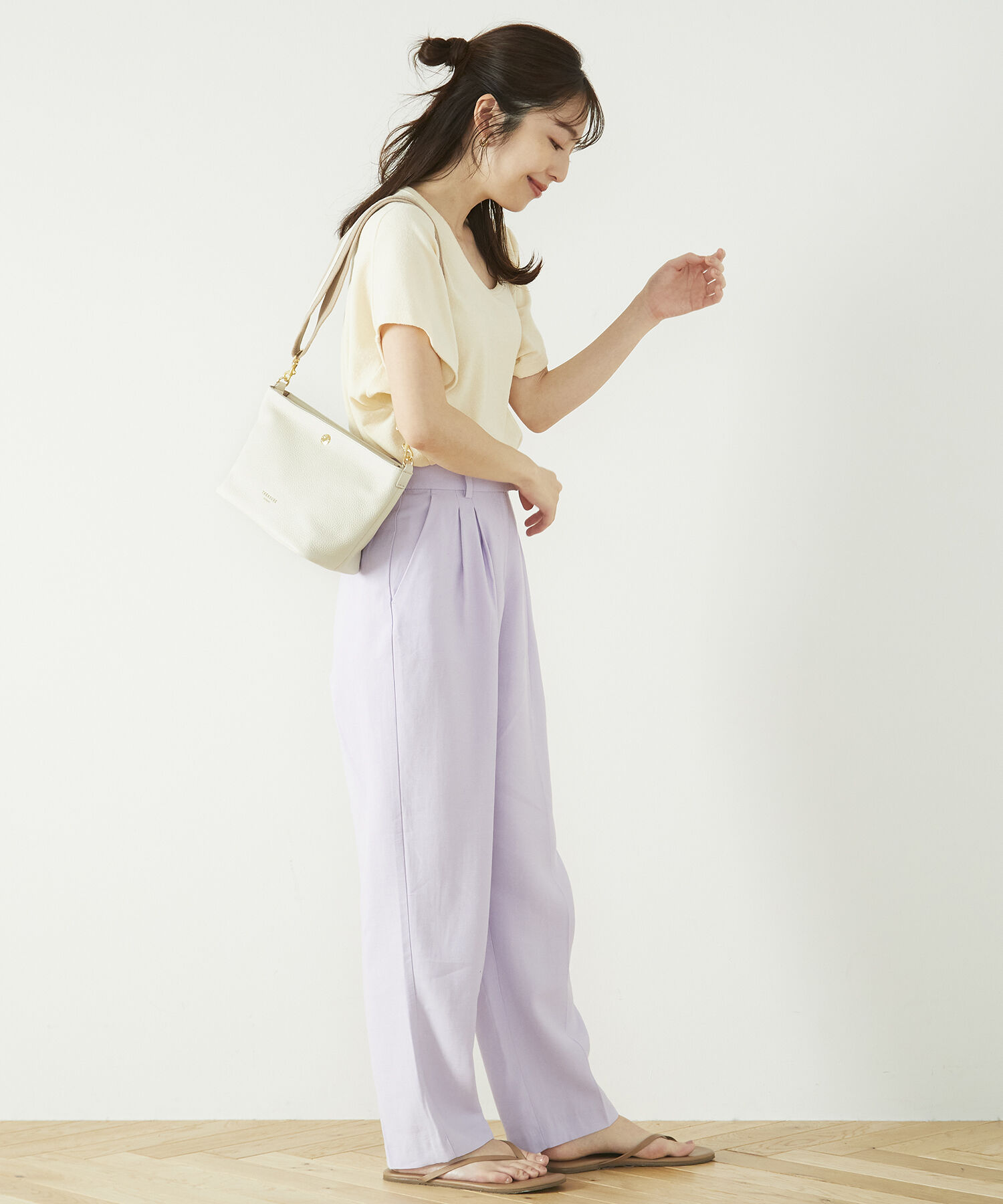 TOPKAPI TREASURE「【TREASURE TOPKAPI】 ソフトシュリンク テープ コンビ レザー ミニショルダーバッグ」|ショルダー・メッセンジャー|