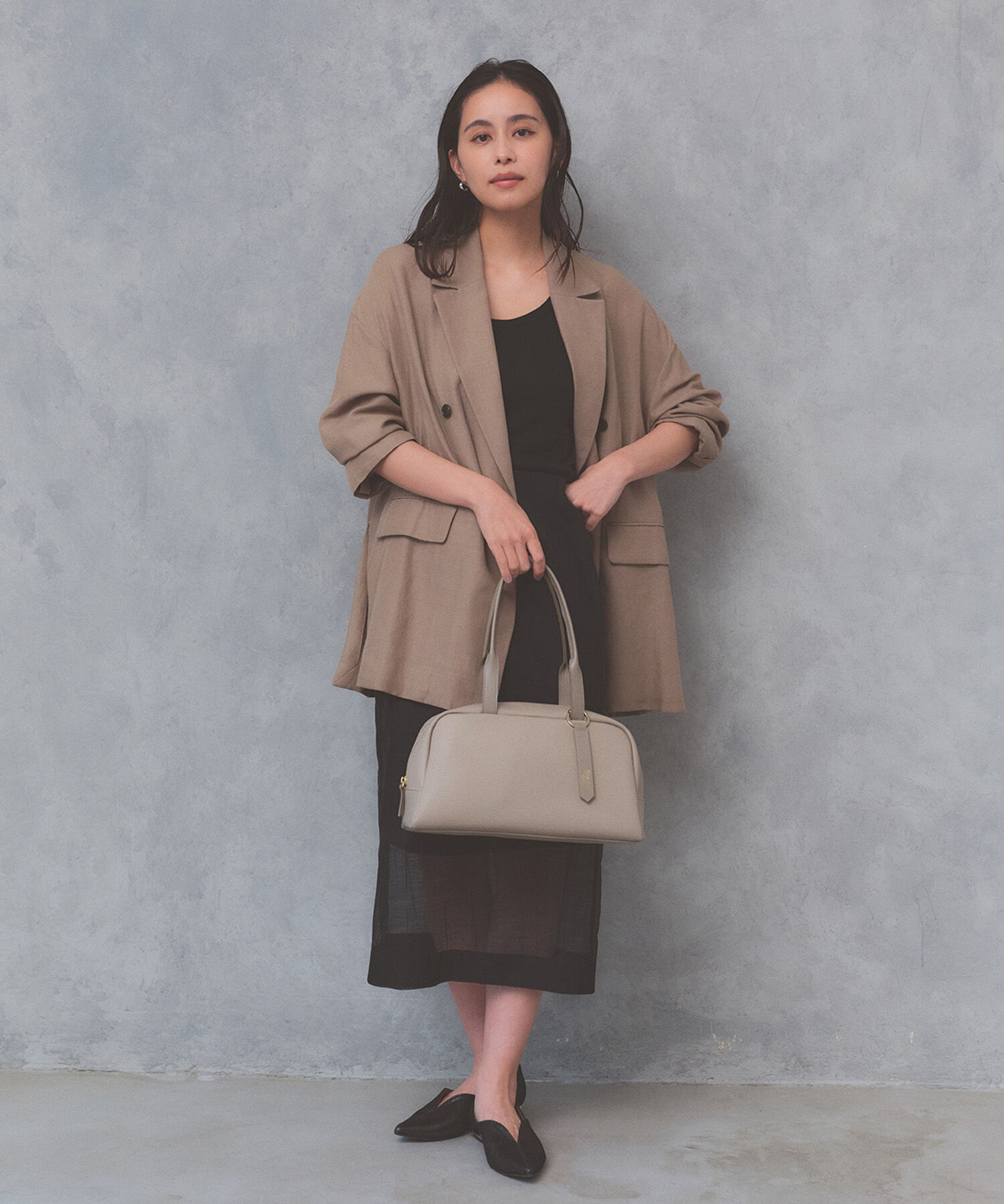 TOPKAPI BREATH「【Breath TOPKAPI】RIPPLE リプル ワイド ボストンバッグ チャーム付き」|ボストンバッグ|