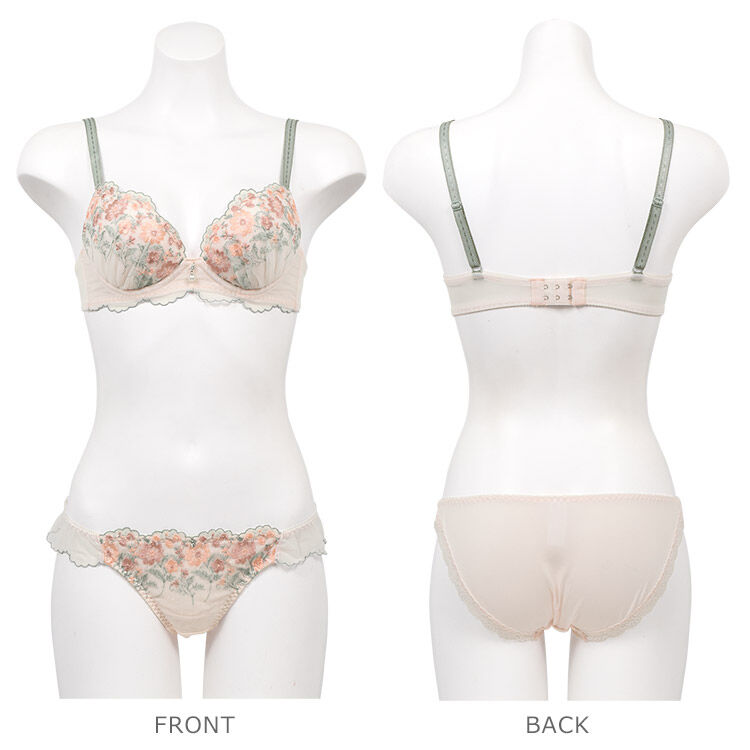 intesucre「アンテシュクレ 毎日フィットブラ ぴったり丸胸タイプ ブラセット IBT335」|インナー|