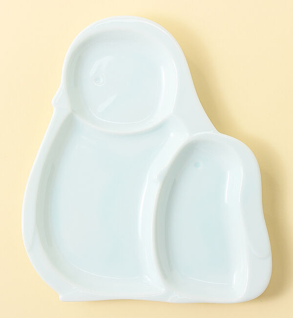  「animal life プレート（カラー）」|食器・キッチングッズ|ペンギン親子プレート