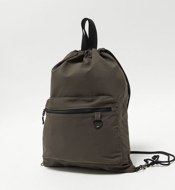 UNITED ARROWS green label relaxing「【WEB限定】マット リップストップ ナップサック バッグ -撥水-」|リュック|