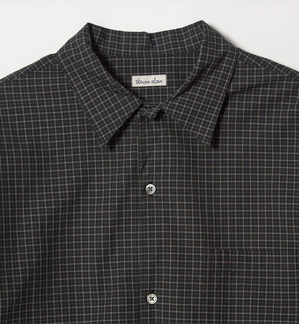 STEVEN ALAN「＜Steven Alan＞ 60 シック チェック オープンカラー シャツ」|シャツ・ブラウス|