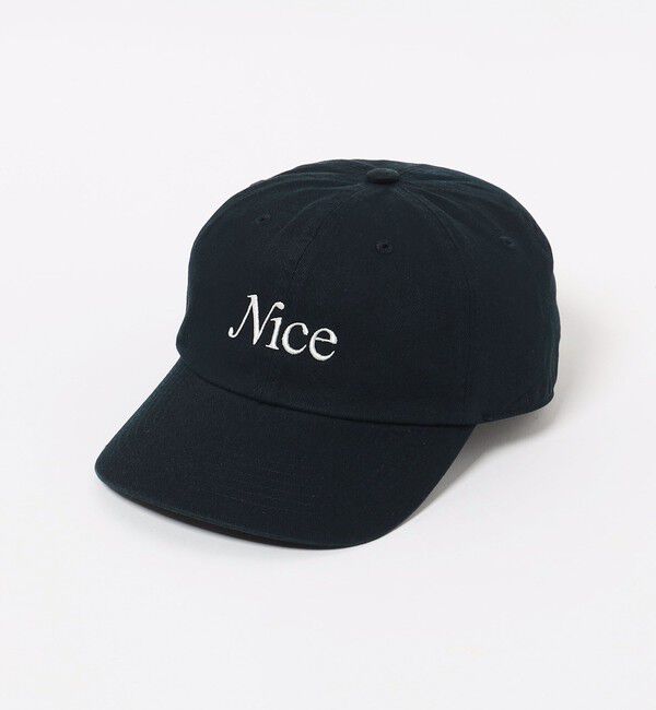 NICE WEATHER「＜NICE WEATHER＞SIGNATURE キャップ」|キャップ・キャスケット|NAVY