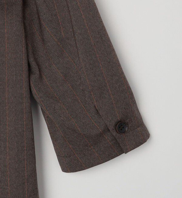 SHIPS Colors 「SHIPS Colors:ヘリンボーン ステンカラー コート」|ステンカラーコート|